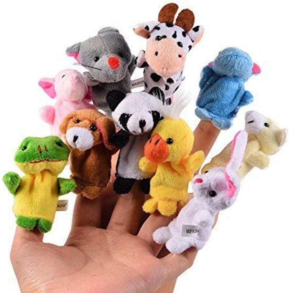 CHSYOO Tier-Fingerpuppen, 10 Stück