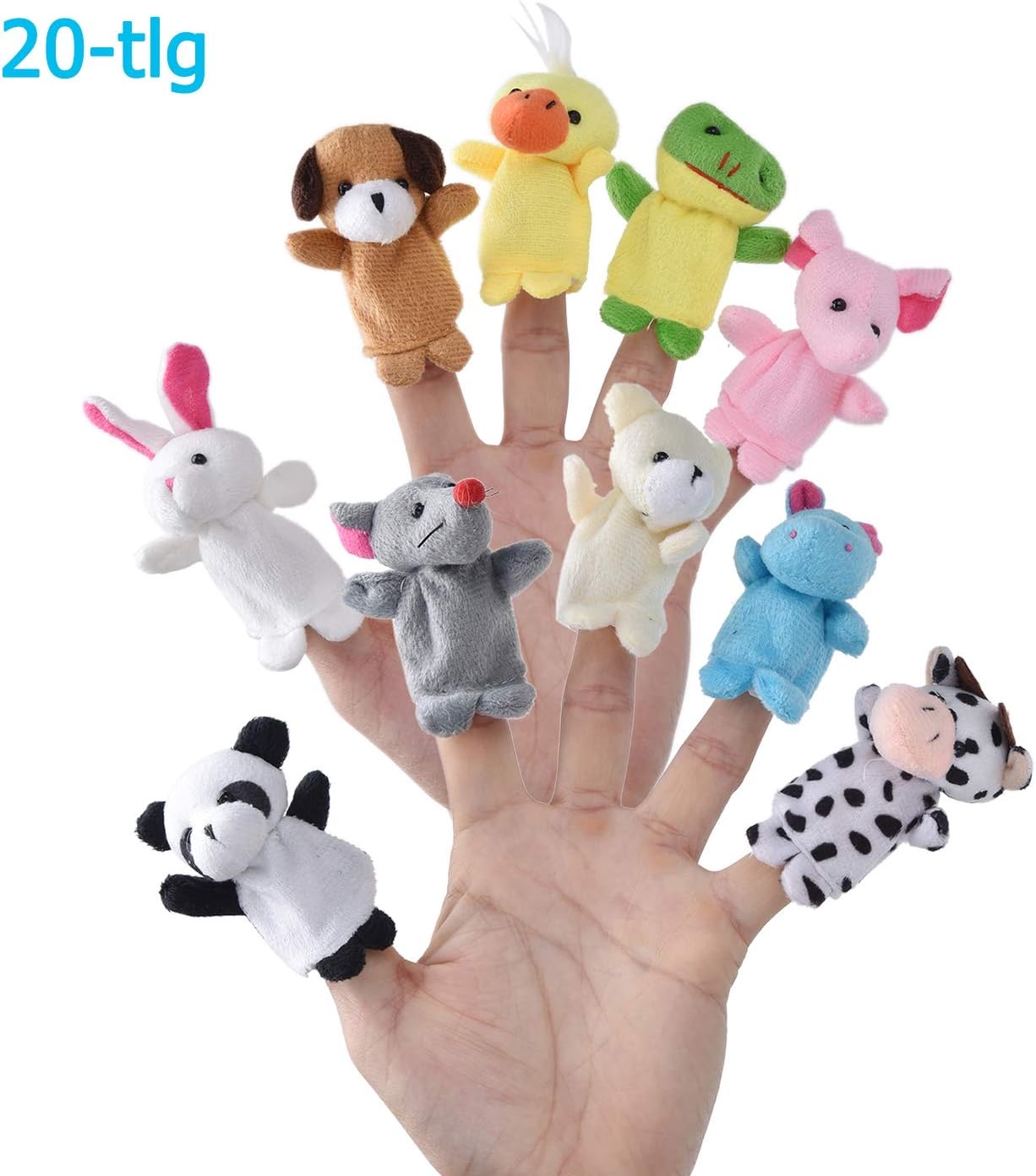 Willingood Willingood Finger-Plüschtiere, 20-teilig