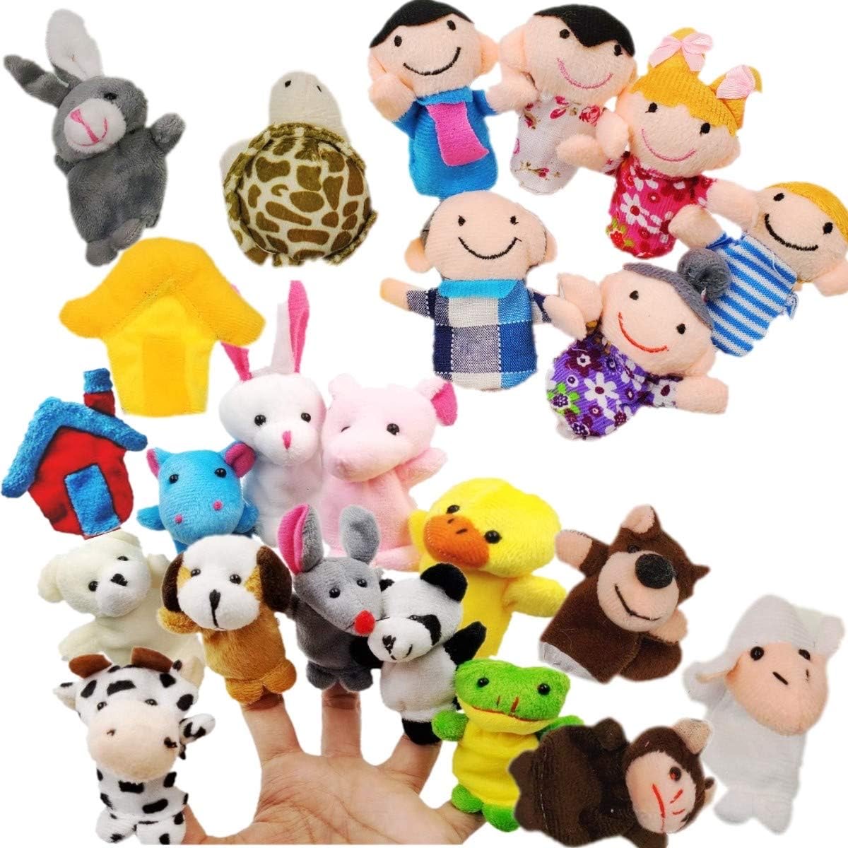 JZK Fingerpuppen-Set, 24 Stück