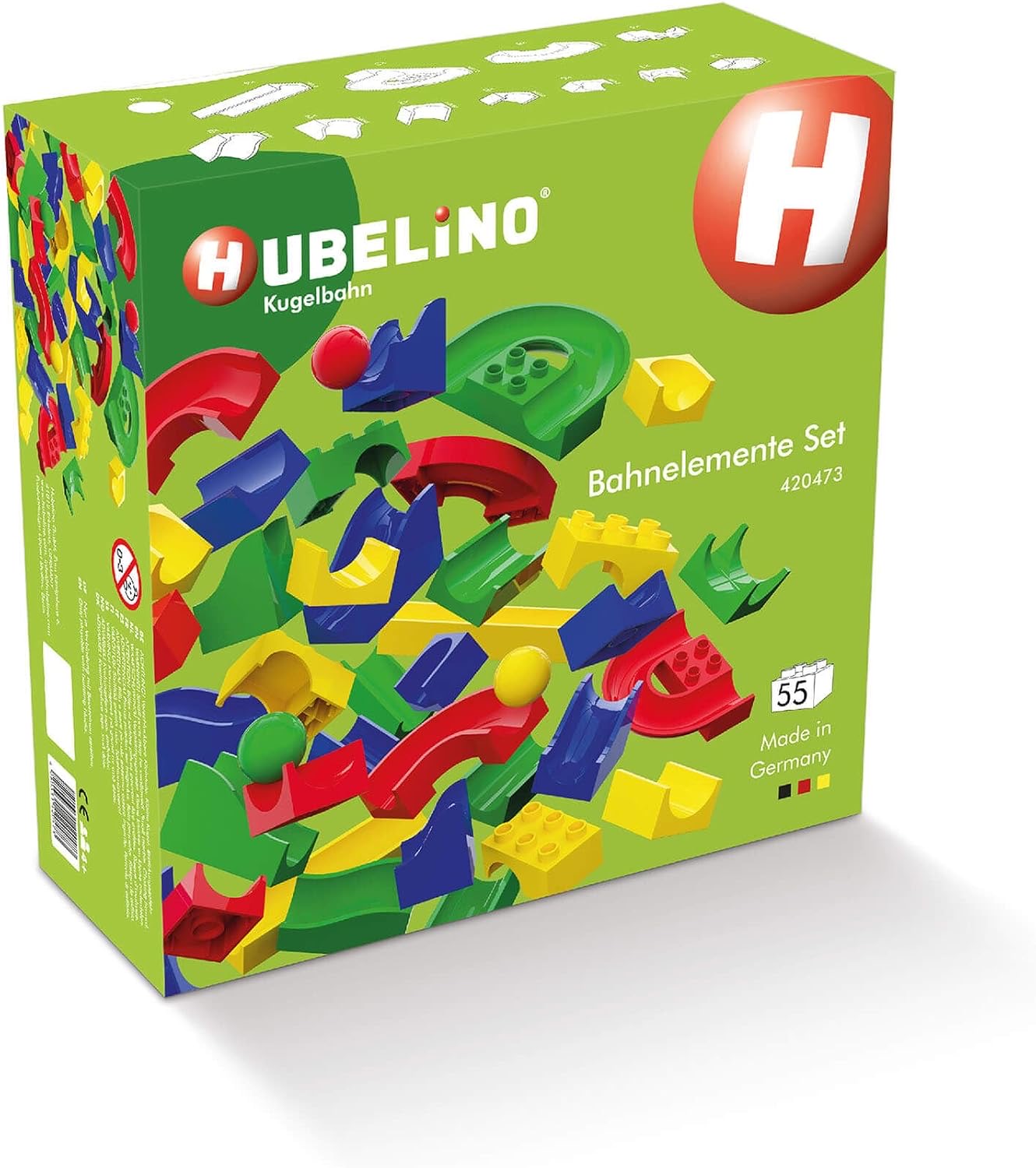 Hubelino Hubelino Bahnelemente-Set 55-teilig (420473)