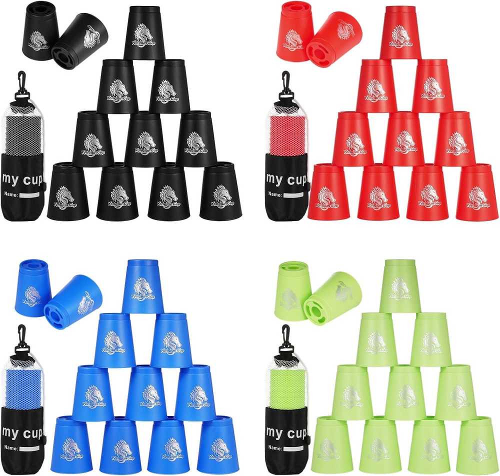 yeesport Sport-Stacking 48 Schwarz