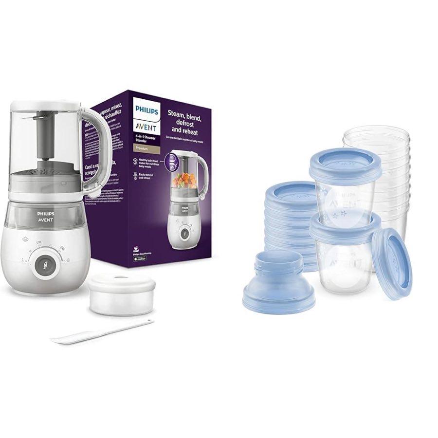 Philips Avent Set SCF883/01 plus Milchaufbewahrung SCF618/10