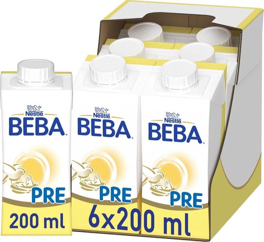BEBA PRE trinkfertig, 6 x 200 ml