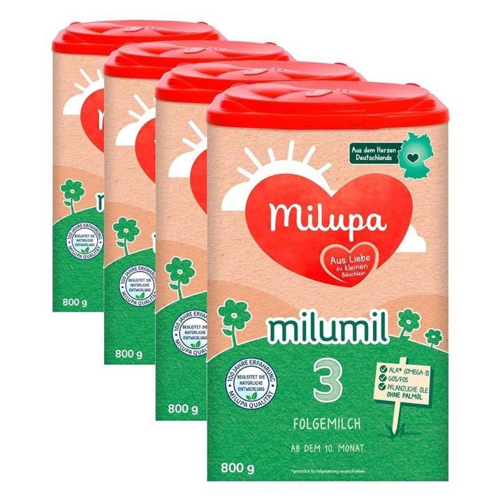 Milupa Milumil 3, 4 × 800 g