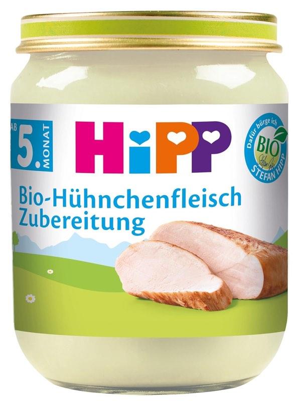 HiPP Bio-Hühnchenfleisch Zubereitung (6 x 125 g)