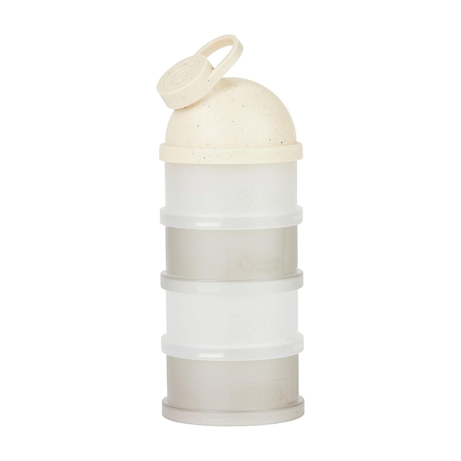Babymoov Milchpulver Portionierer, 4 Fächer, Beige