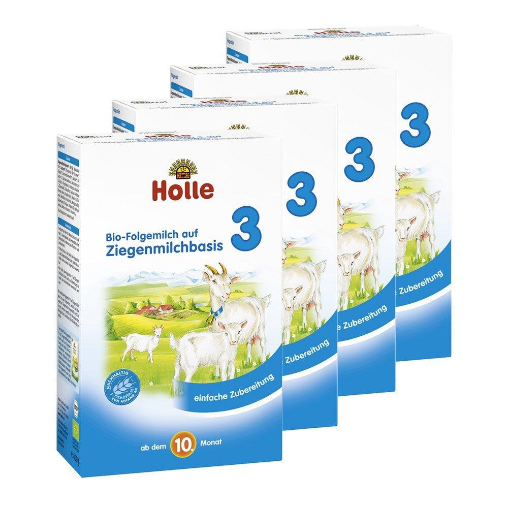 Holle Holle Bio Folgemilch 3, auf Ziegenmilchbasis, 4er Pack (4 x 400g) - Produktbild