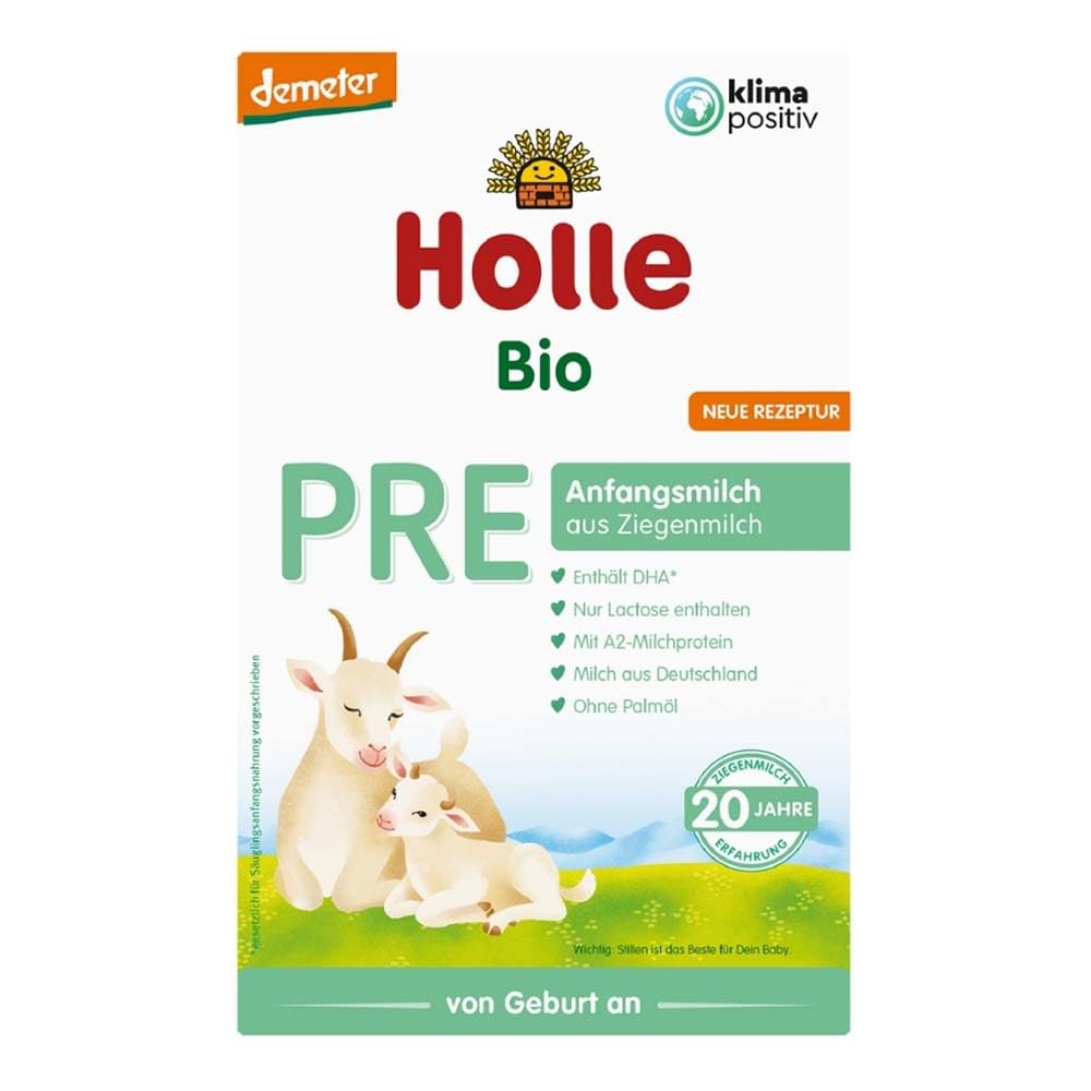 Holle Holle Babyfood Bio Anfangsmilch, PRE aus Ziegenmilch von Geburt an, 400g (1) - Produktbild
