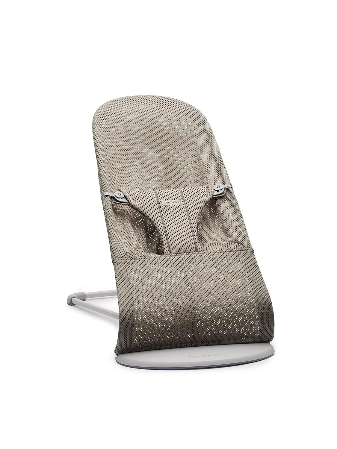 BabyBjörn Babywippe Bliss, Netzstoff, Grau-Beige als Testsieger