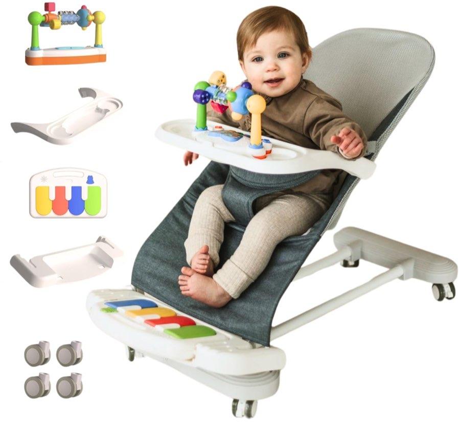 CuddoBaby 4-in-1 mit Rollen, Blau