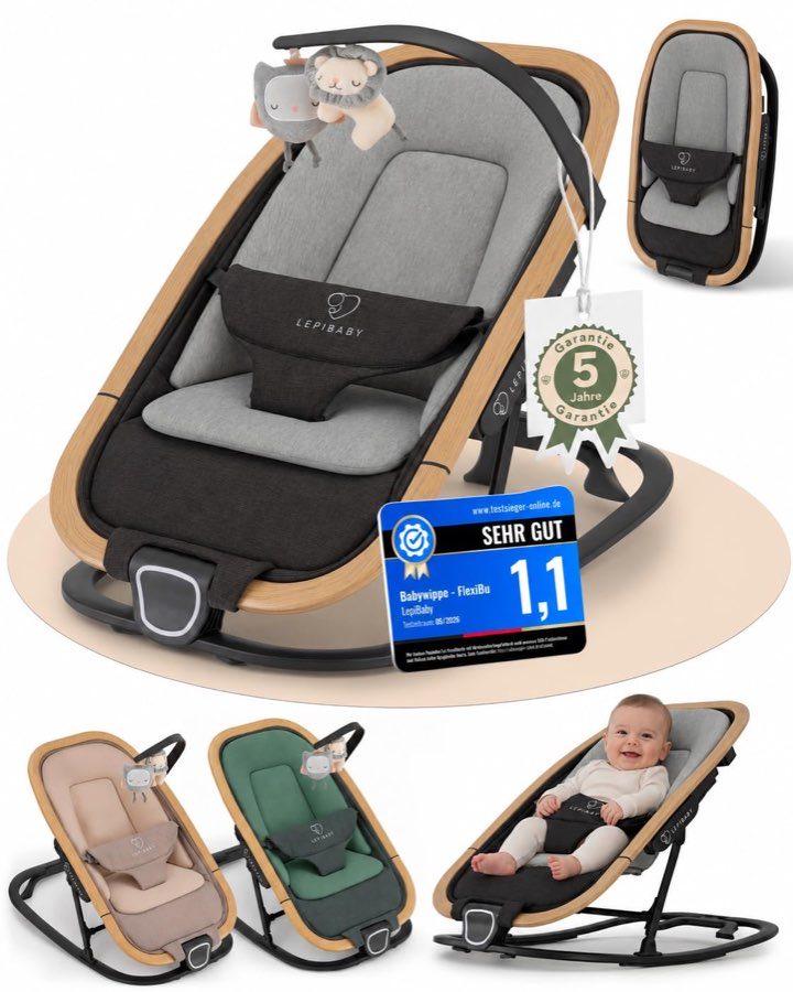 LepiBaby Babywippe, Grau