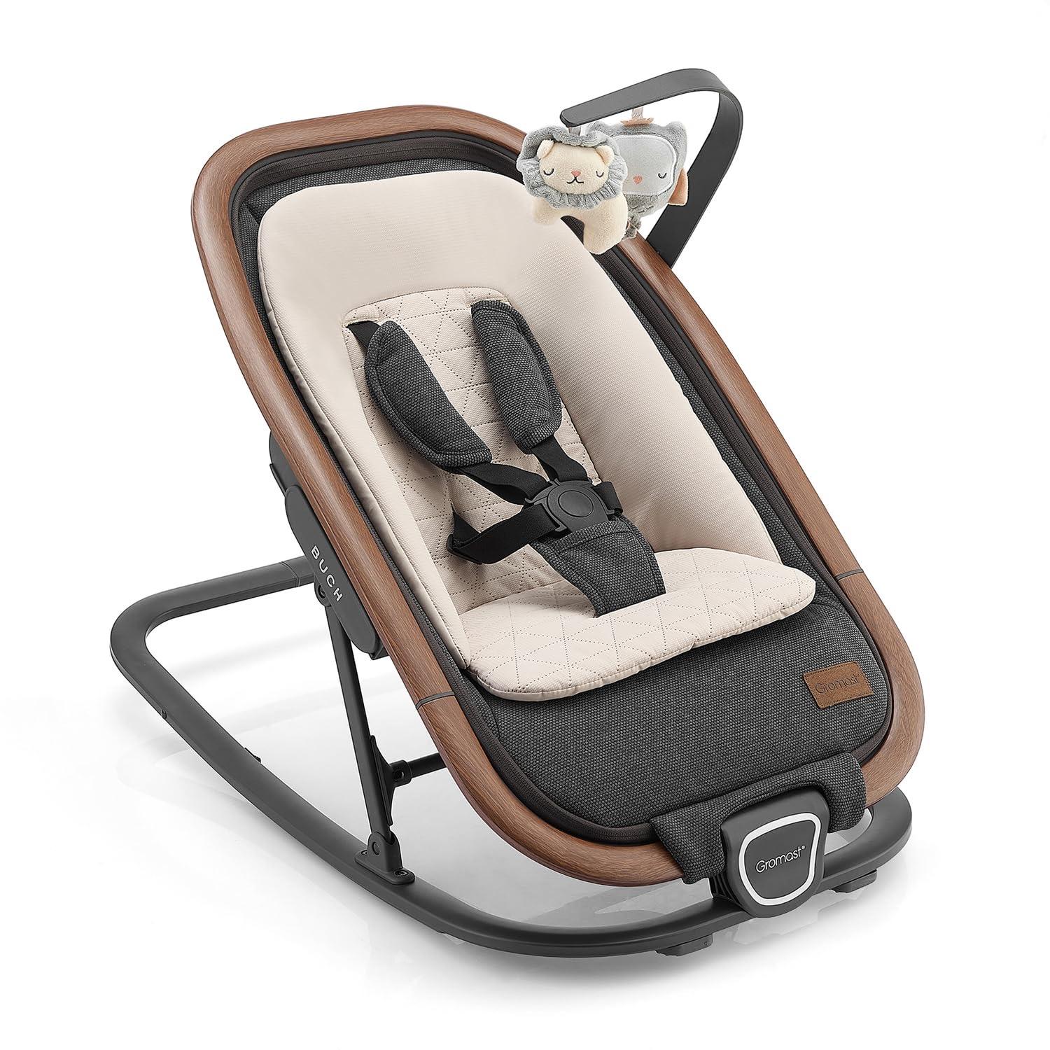 Gromast 2-in-1-Babywippe Dunkelgrau als Testsieger