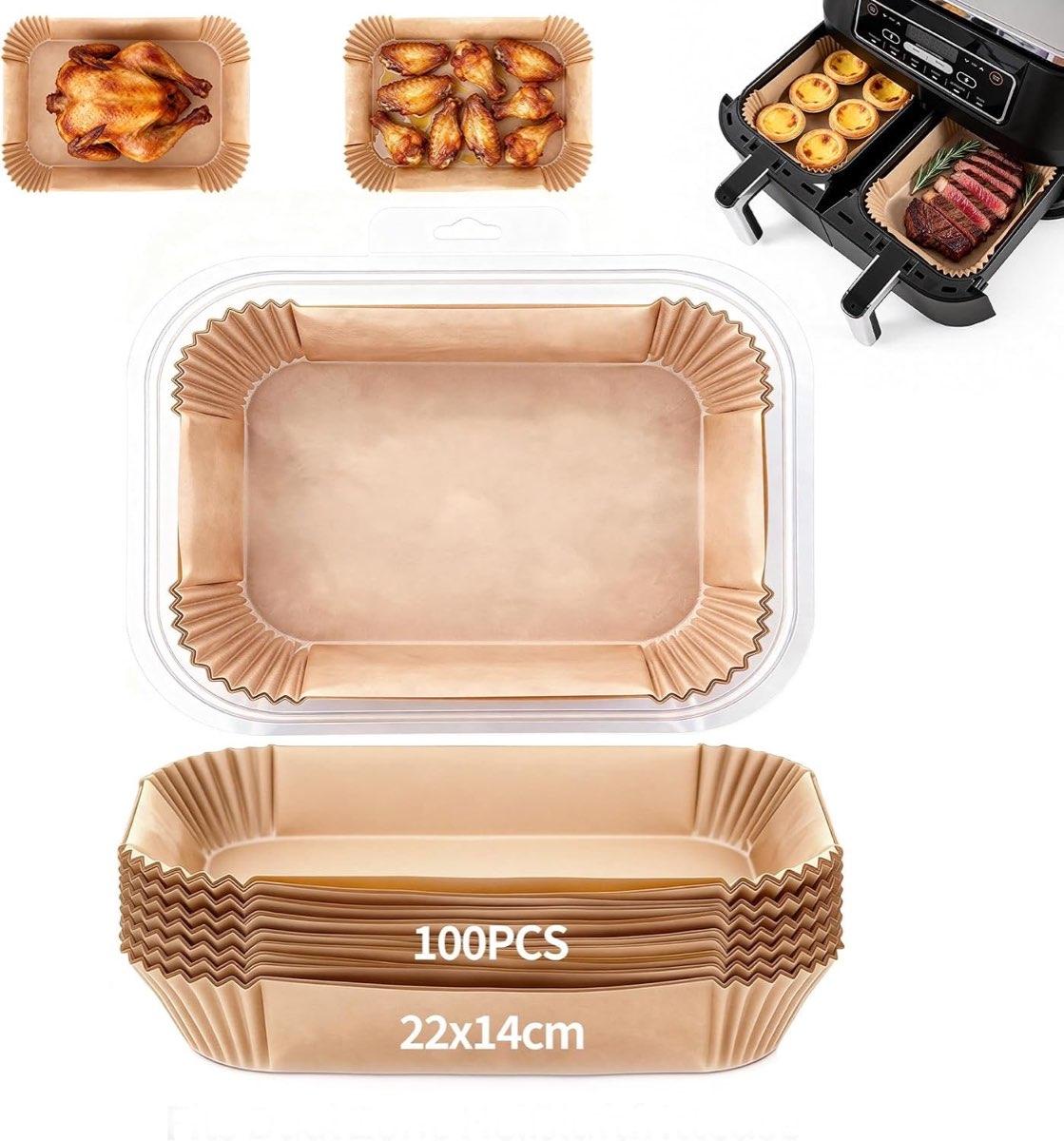 PakTalk Airfryer 100 Stück 22×14 cm