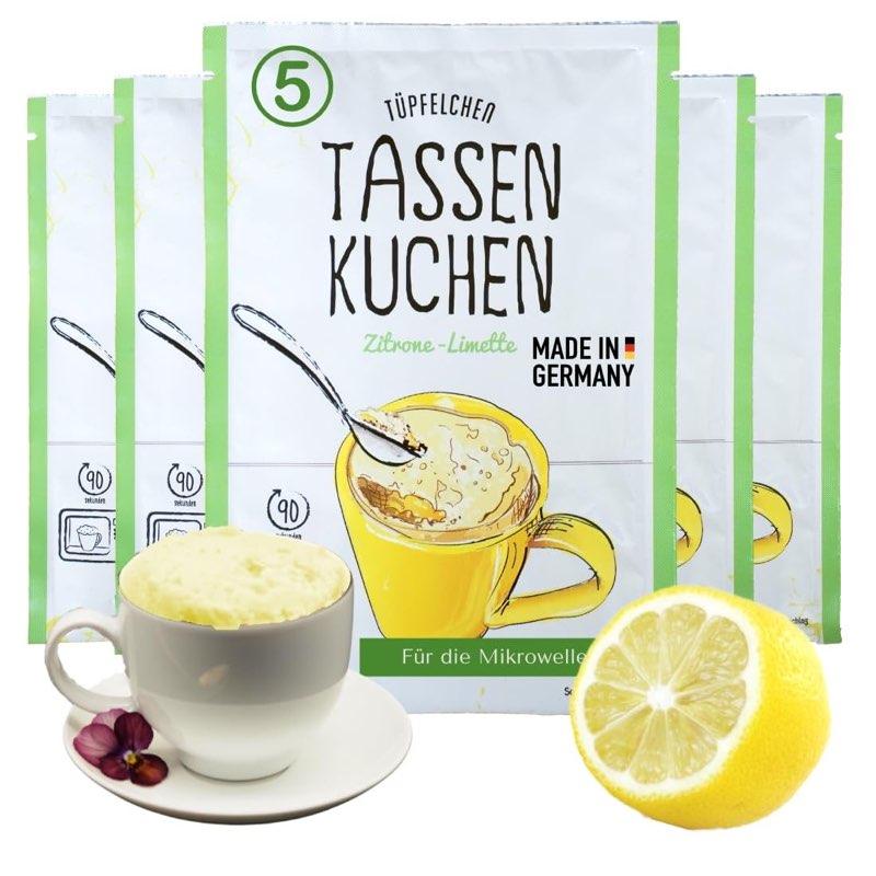 Tüpfelchen Tassenkuchen Zitrone-Limette