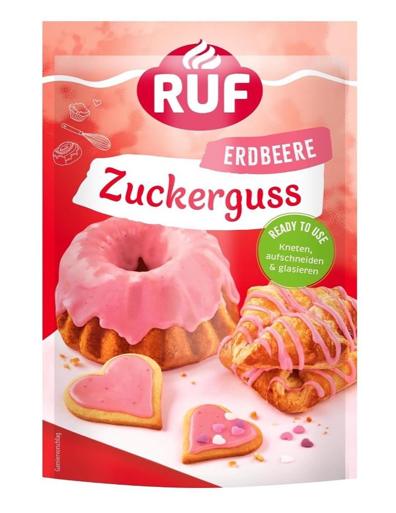 RUF Zuckerguss Erdbeer 150 g