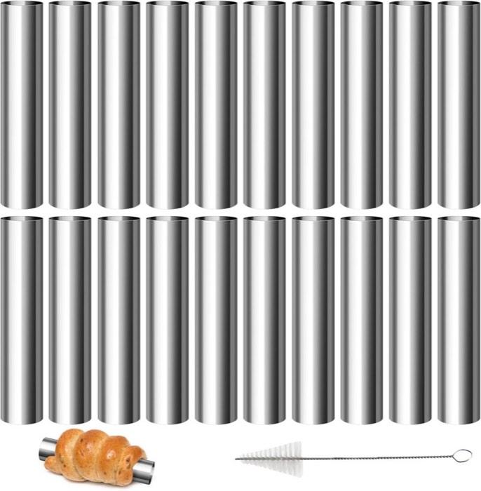 TETEWEVER Schaumrollen 20 + Bürste 12 × 2 cm