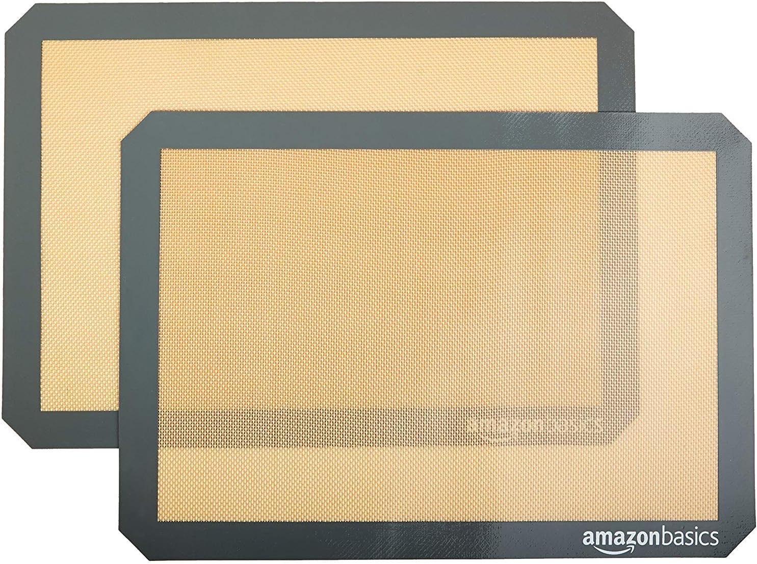 Amazon Basics Silikon-Backmatte 2er 29,5 × 42 cm