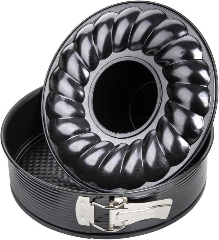 Zenker Springform 28 cm mit Flach- und Rohrboden