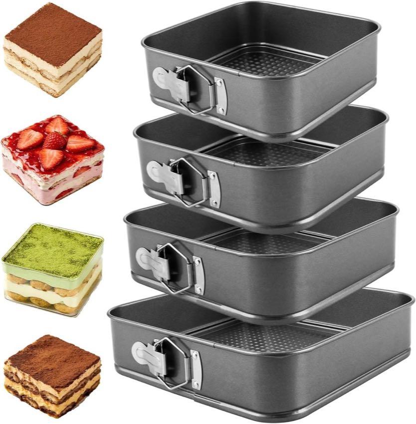 LOPYXBR Springform-Set eckig 20–26 cm