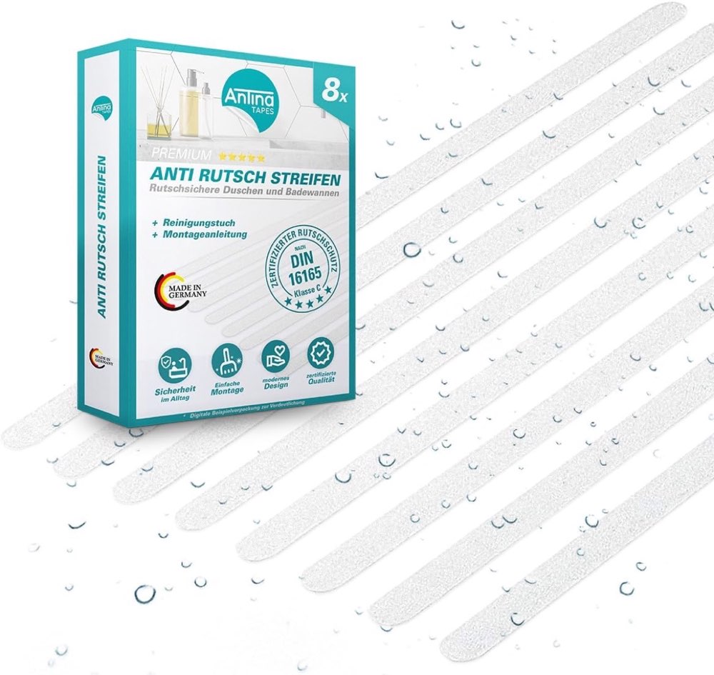 AnTina TAPES Antirutschstreifen transparent R10