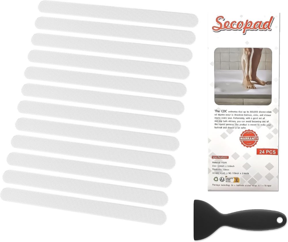 Secopad 24 Anti-Rutsch-Streifen, transparent