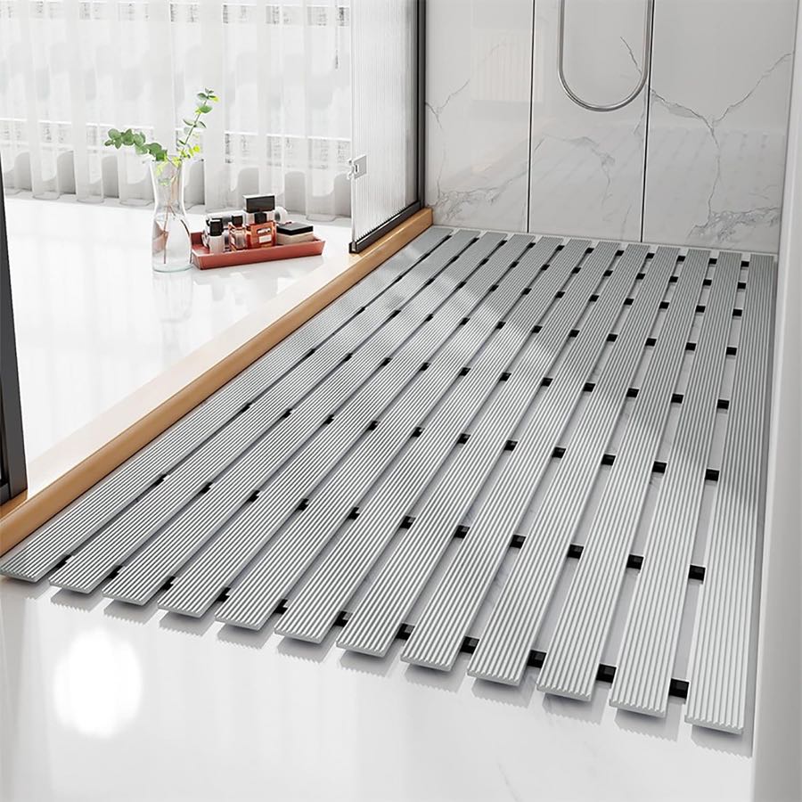 Pevfeciy Duscheinlage geriffelt 90×60 cm