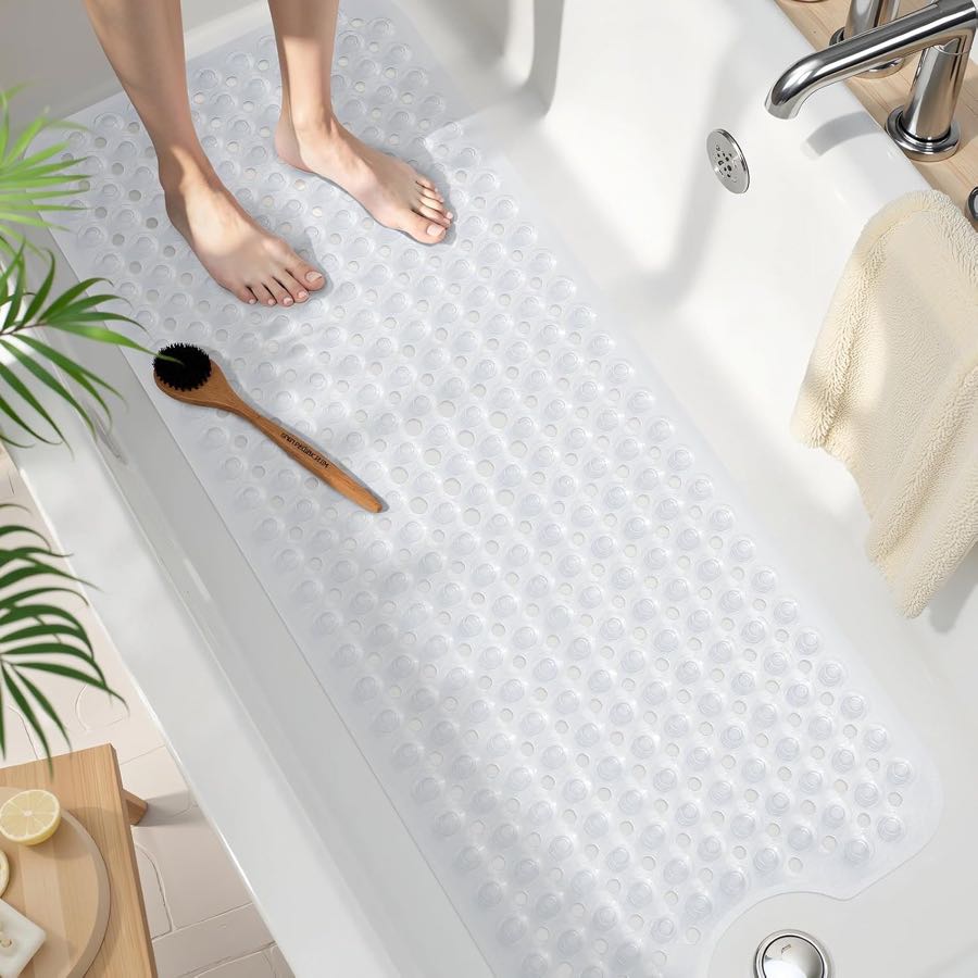 Homaxy Badewannenmatte rutschfest 100×40 cm