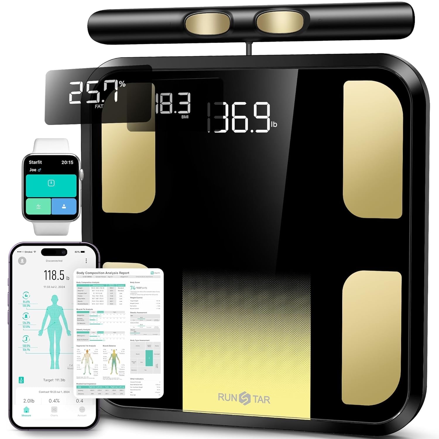 RunSTAR Körperfettwaage FG2422