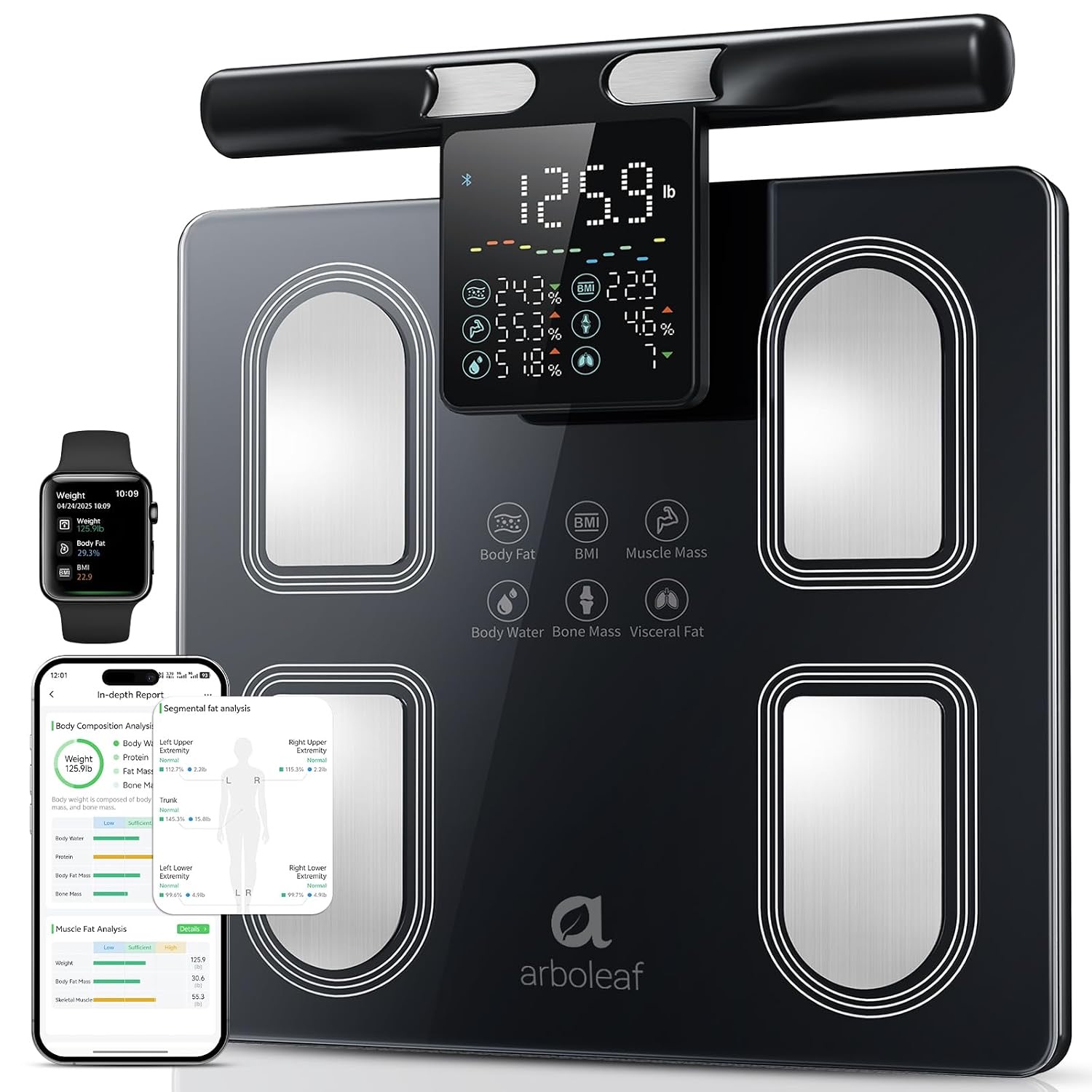 arboleaf Körperfettwaage CS10P