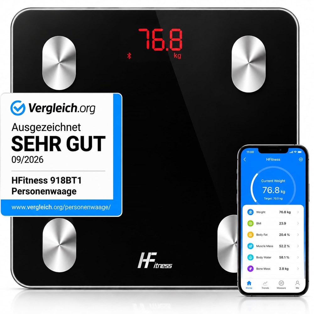 HFitness Körperfettwaage 8028