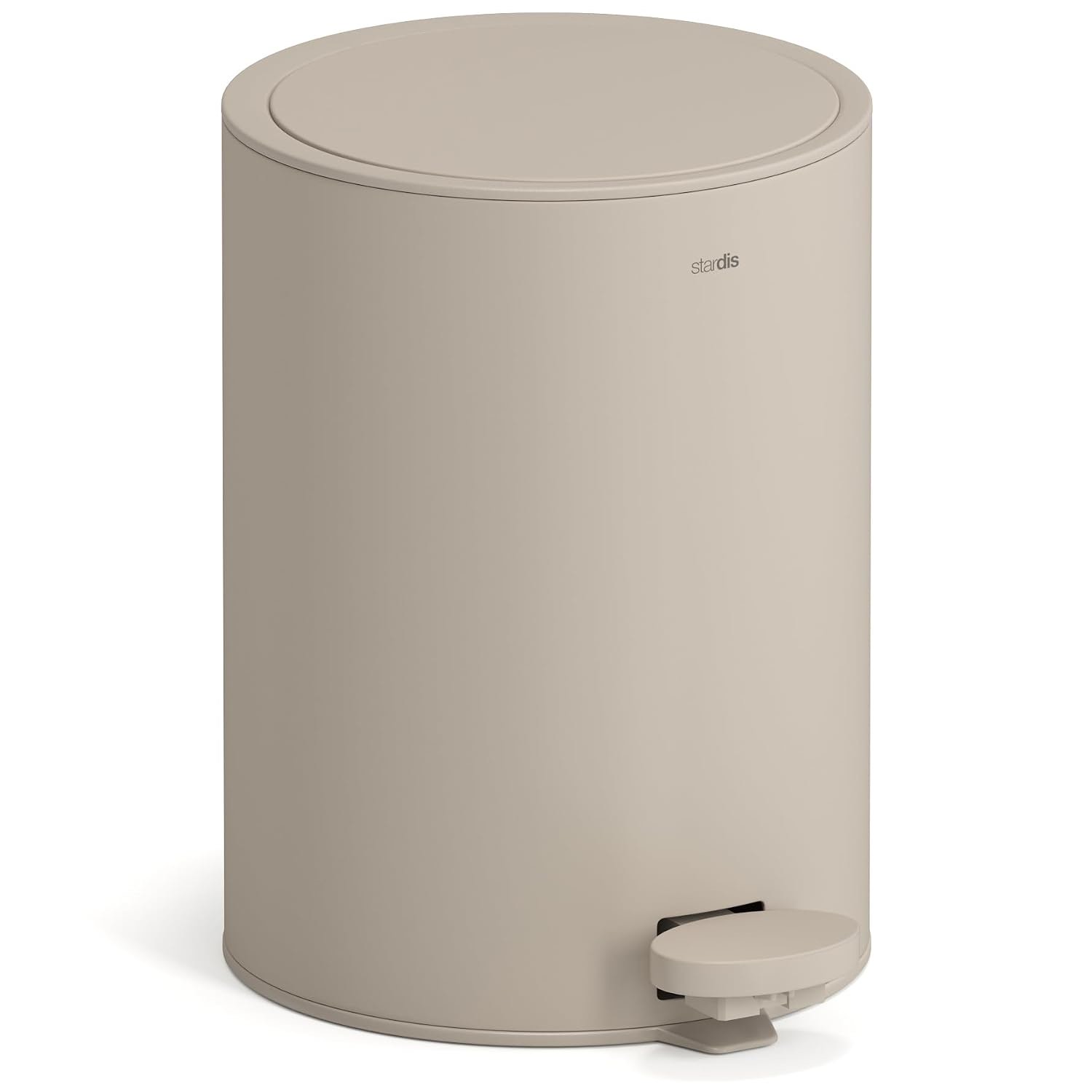 stardis 3-Liter-Treteimer Softclose taupe – Testsieger Kosmetikeimer