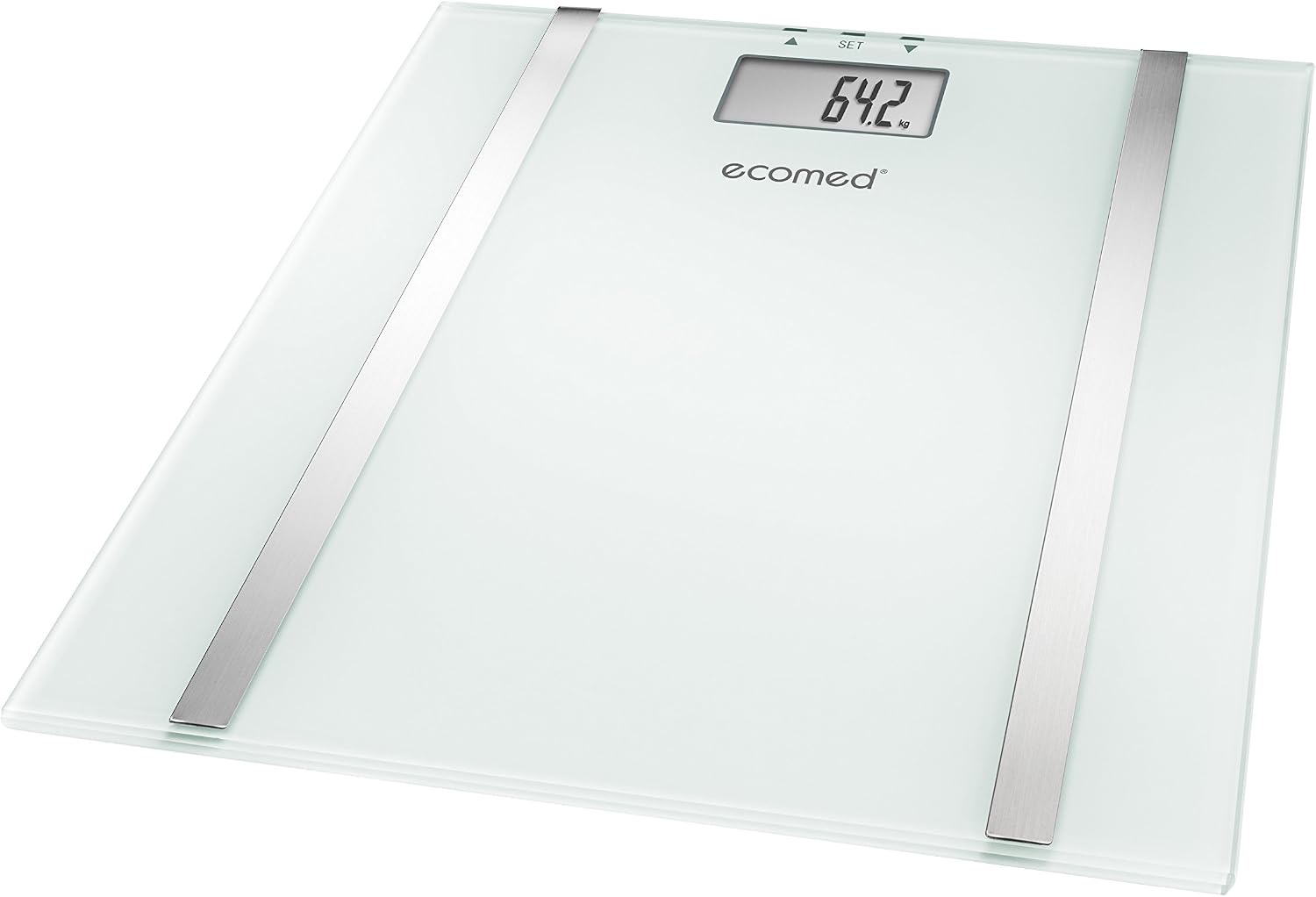 Ecomed BS-70E digitale Körperanalysewaage bis 150 kg, Personenwaage zur Messung von Körperfett, Körperwasser, Muskelmasse