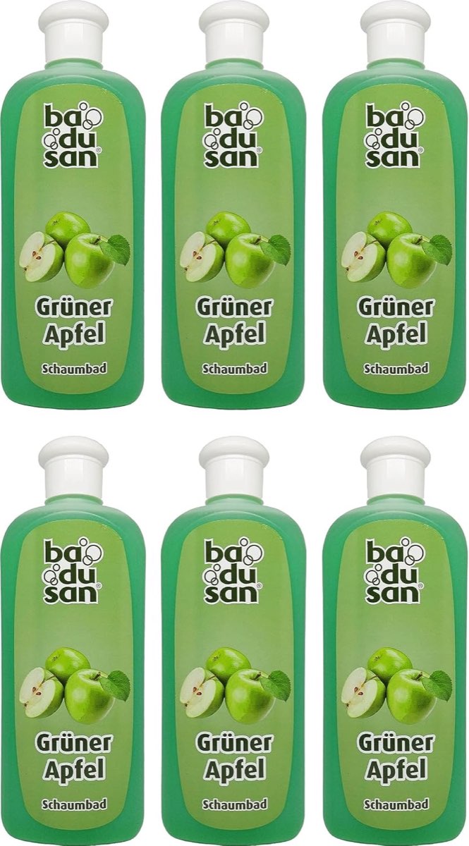 Badusan Schaumbad Grüner Apfel 6er-Pack
