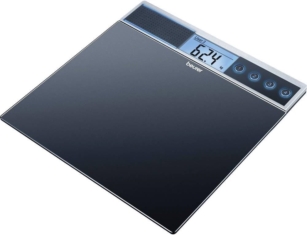 Testsieger Beurer GS 39 Glaswaage mit Sprachfunktion