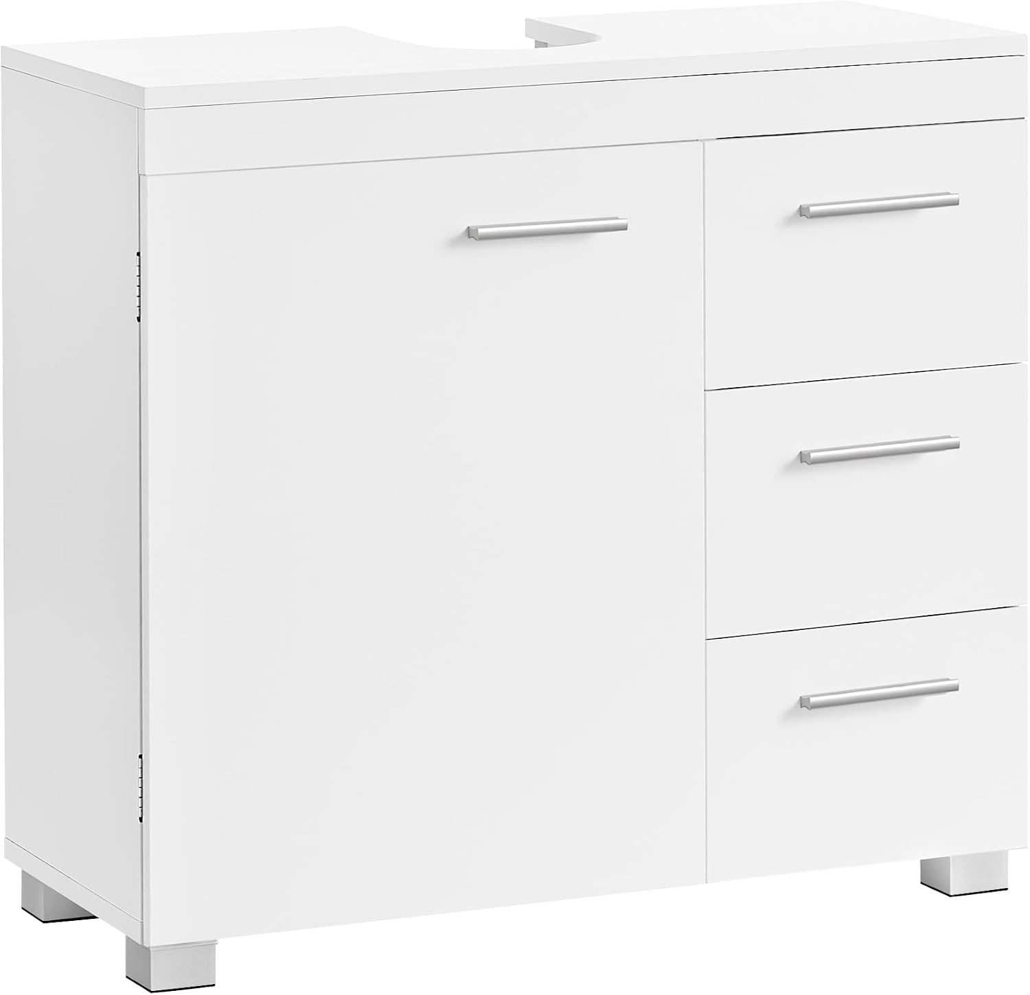 VASAGLE VASAGLE Waschbeckenunterschrank, 3 Schubladen und 2 Fächer