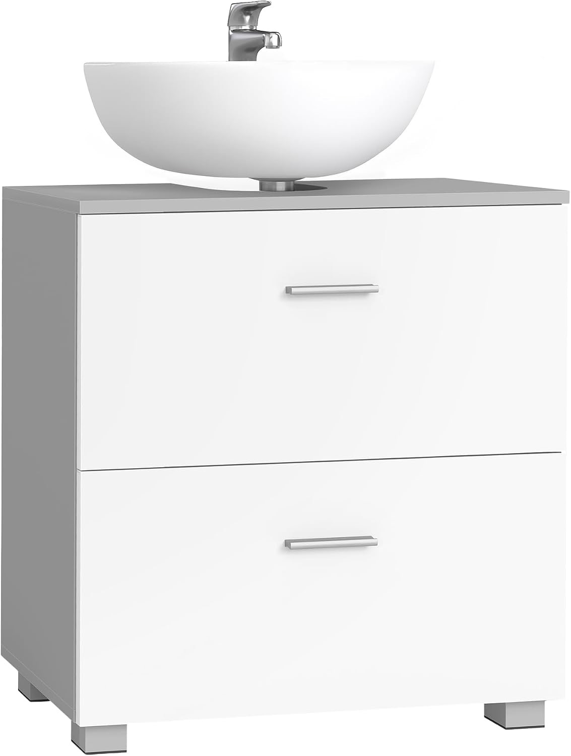 VASAGLE Waschbeckenunterschrank, 2 Schubladen