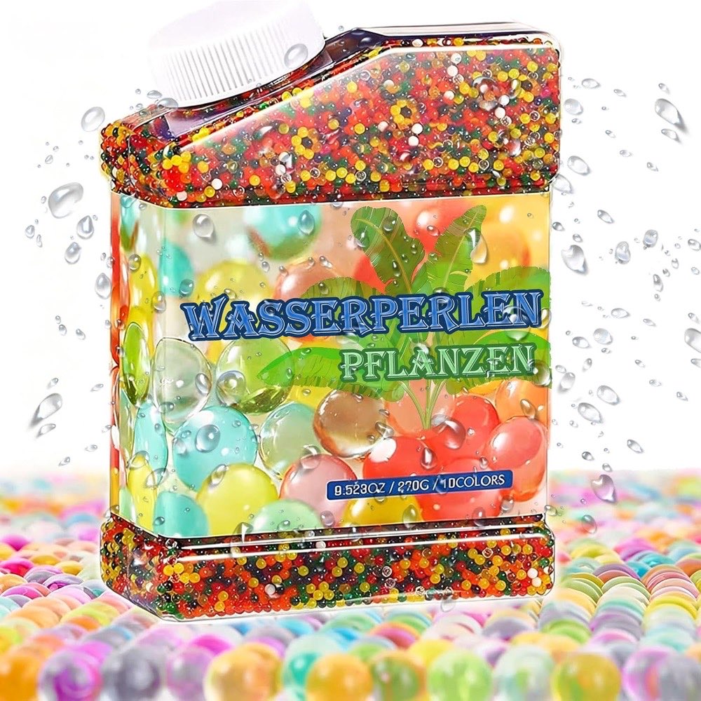 QIMYGIFT Wasserperlen 50.000 Stück bunt