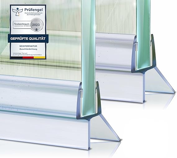 Meisterfaktur Duschdichtung 2× Wasserabweiser