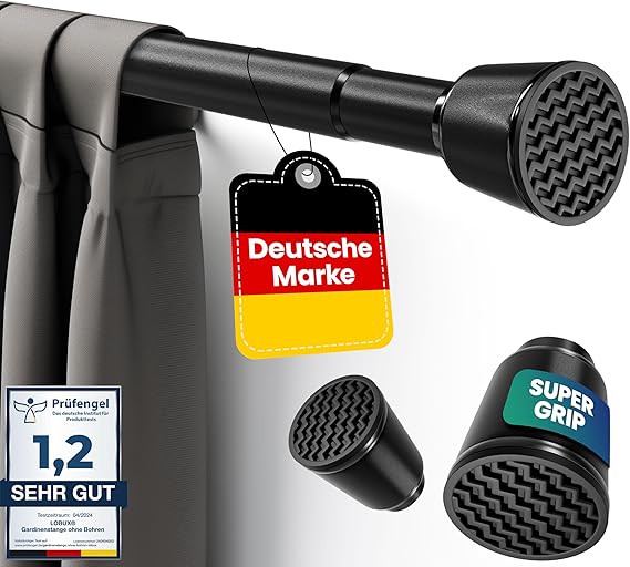 LOBUX Gardinenstange 110–250 cm