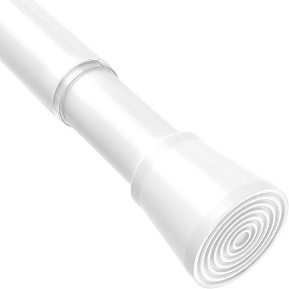 BSYXLSX Gardinenstange 71–155 cm Weiß