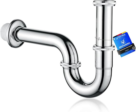 Ibergrif Edelstahl-Siphonspüle 1 1/4 Zoll x 32 mm werkzeuglos