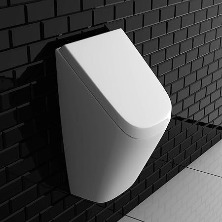VitrA Urinal mit Deckel, Saugheber, VitrAclean