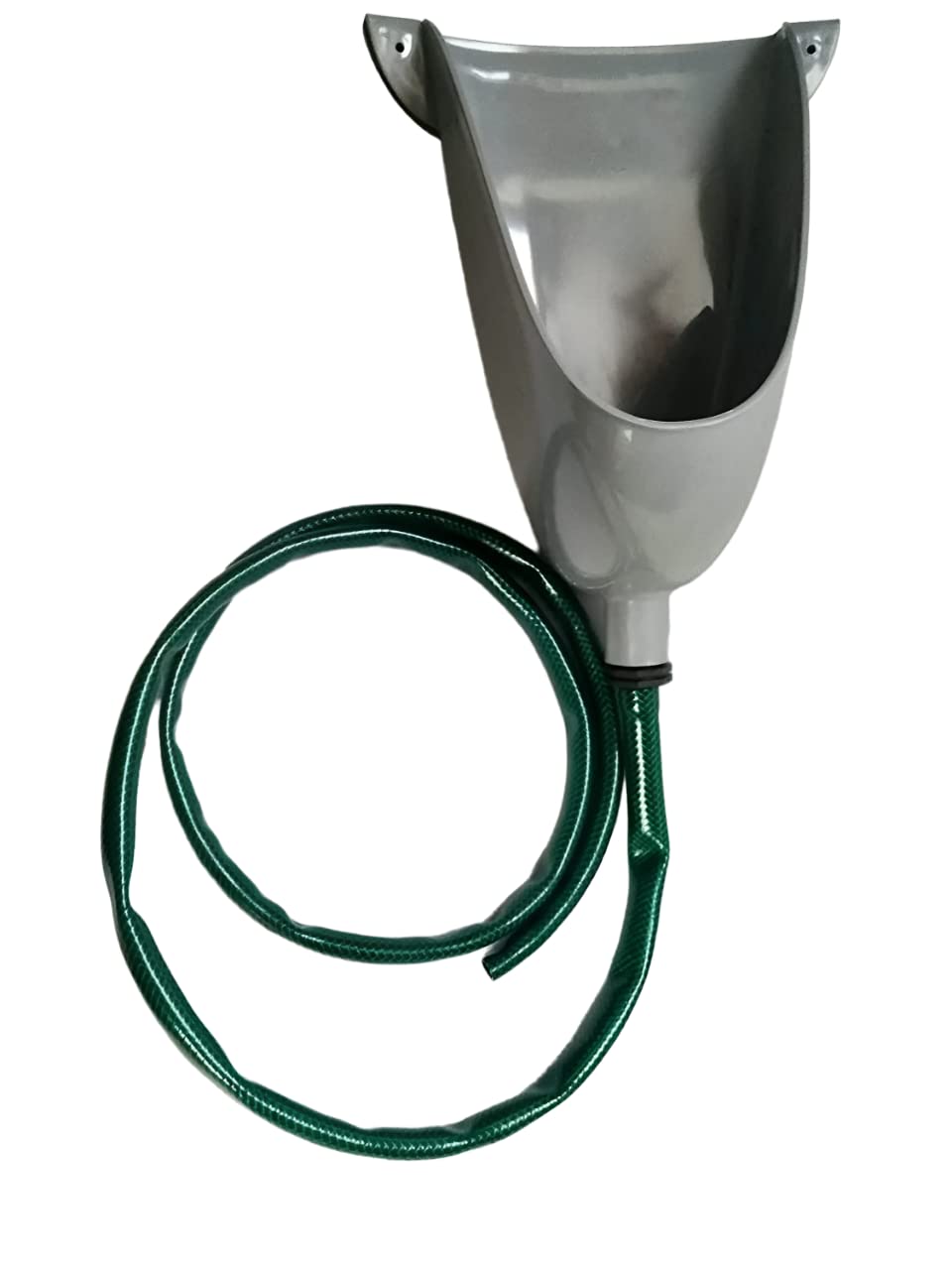 Varie Kunststoffurinal glänzend mit 2 m Schlauch