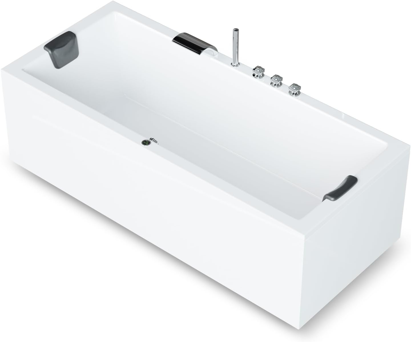 AQUADE Acryl Badewanne 170x75 cm Modell: ULM Badewanne Komplettset