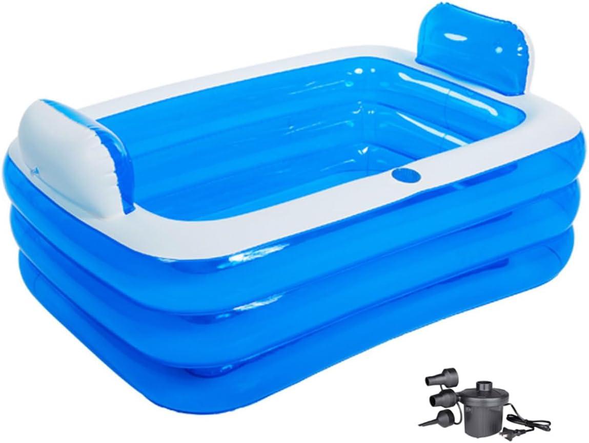Five liters Aufblasbare Badewanne mit Elektropumpe 160×120×60 cm