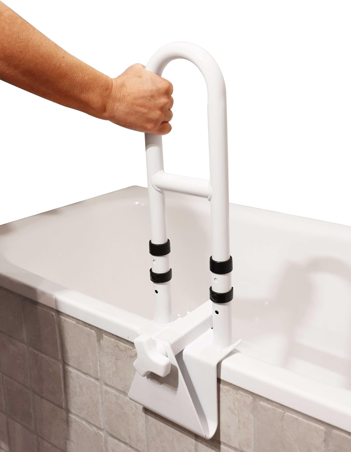 PEPE Mobility Badewannen Einstiegshilfe, Haltegriff Verstellbar 5 bis 14 cm