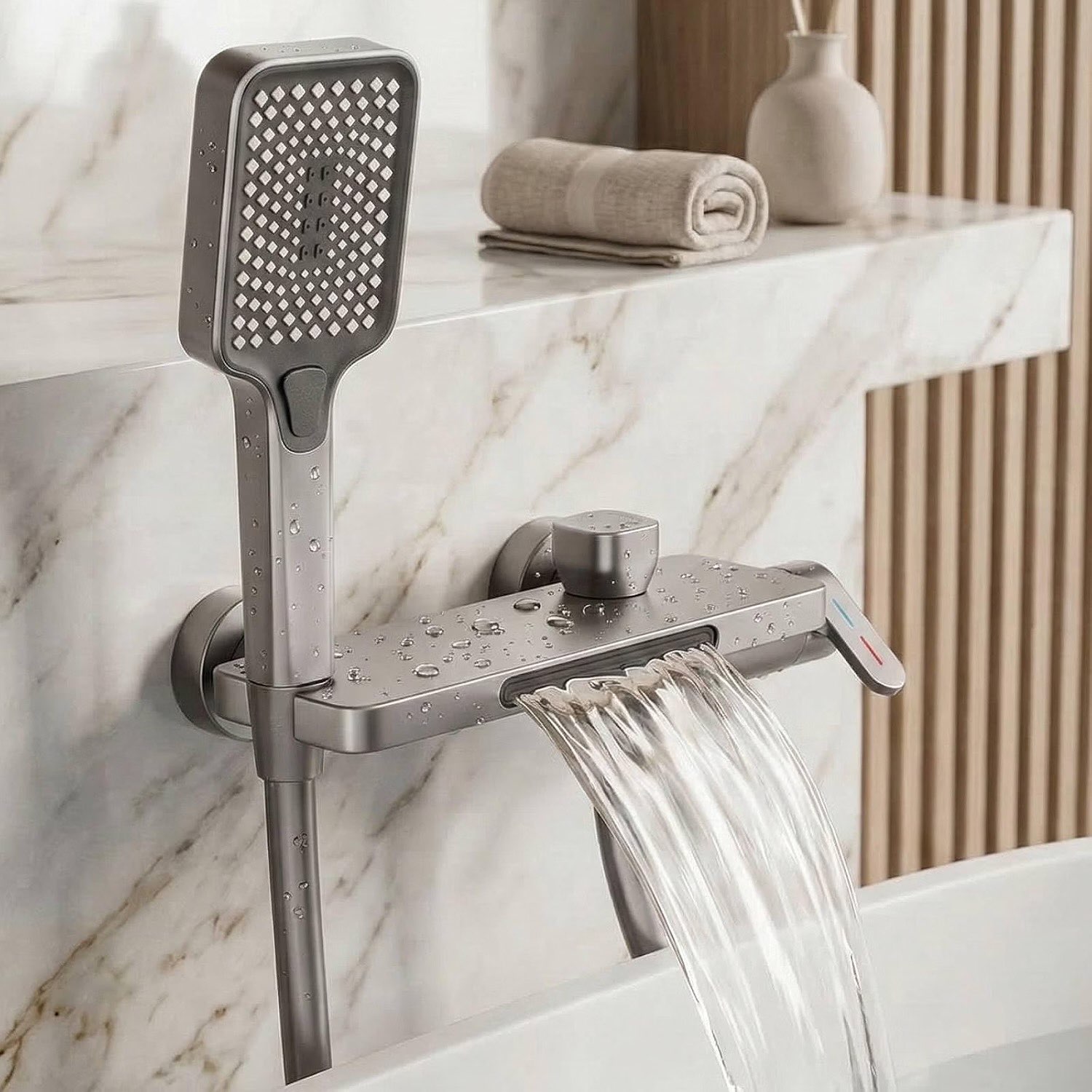 Julymoda Badewannenarmatur Wasserfall