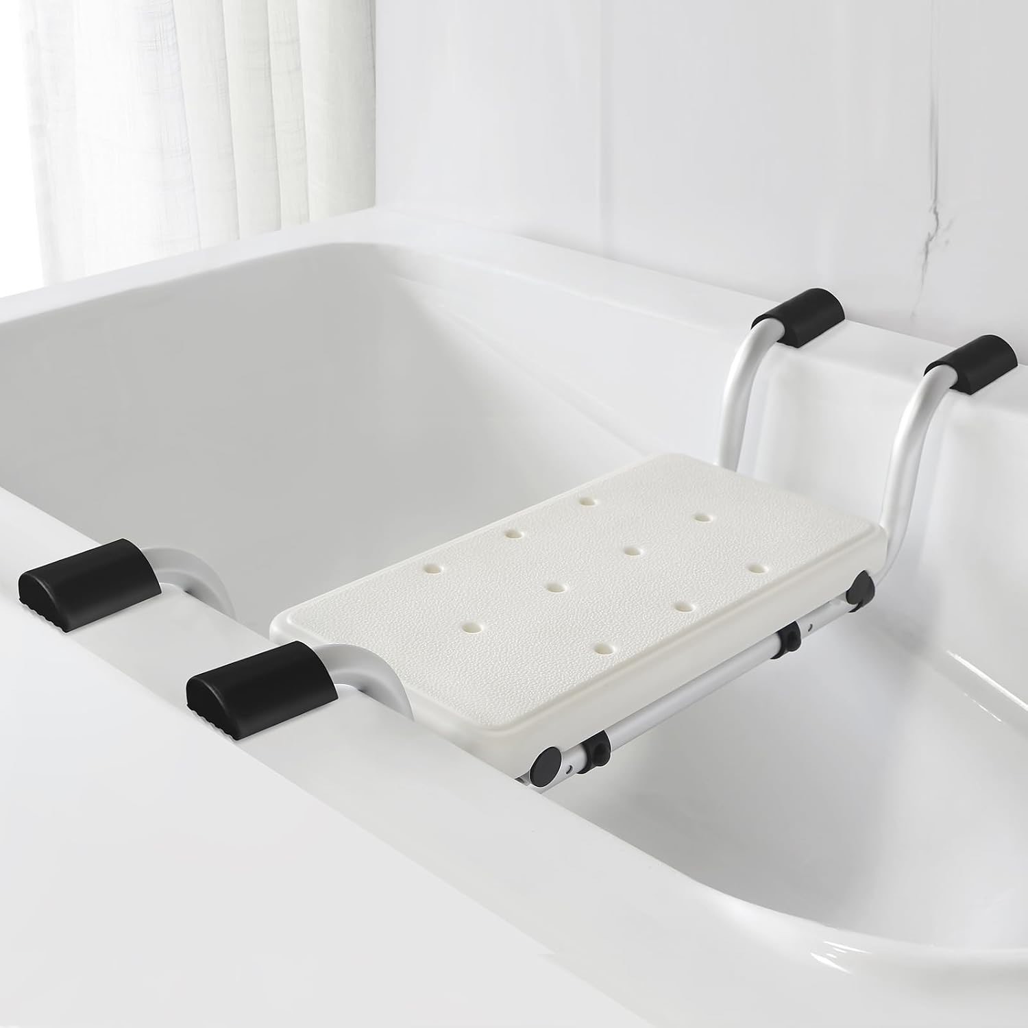 Badewannensitz Senioren Erweiterter Rutschfester Kopf,Duschsitz Duschbank für Badewanne…