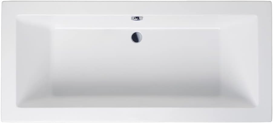 Aloni Acryl-Badewanne Ablauf Mitte Weiß (TxBxH) 180 x 80 x 60 cm