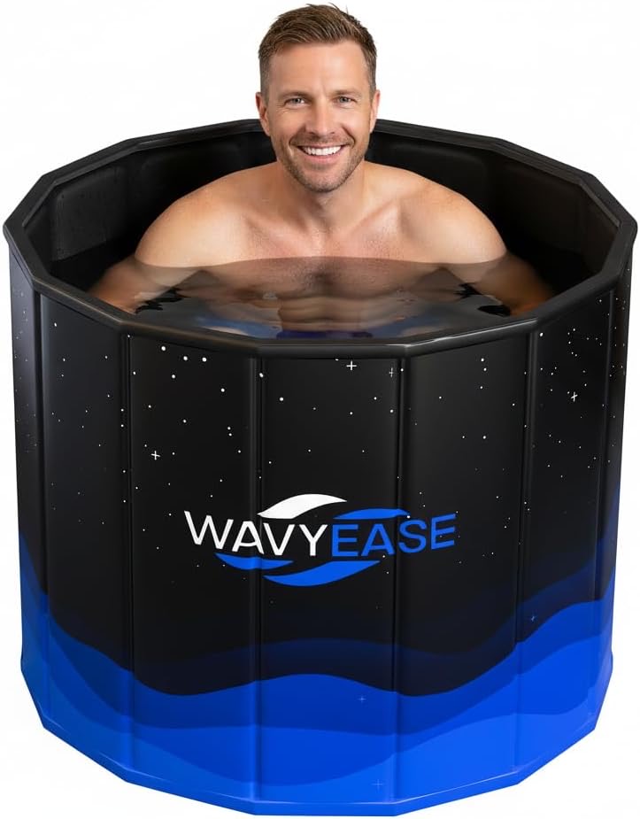 WAVYEASE Portabel-Badewanne / Eisbad 80×66 cm